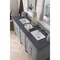 James Martin Vanities Brittany 72in Double Vanity, Urban Gray w/ 3 CM Charcoal Soapstone Quartz Top 650-V72-UGR-3CSP - alternate 5